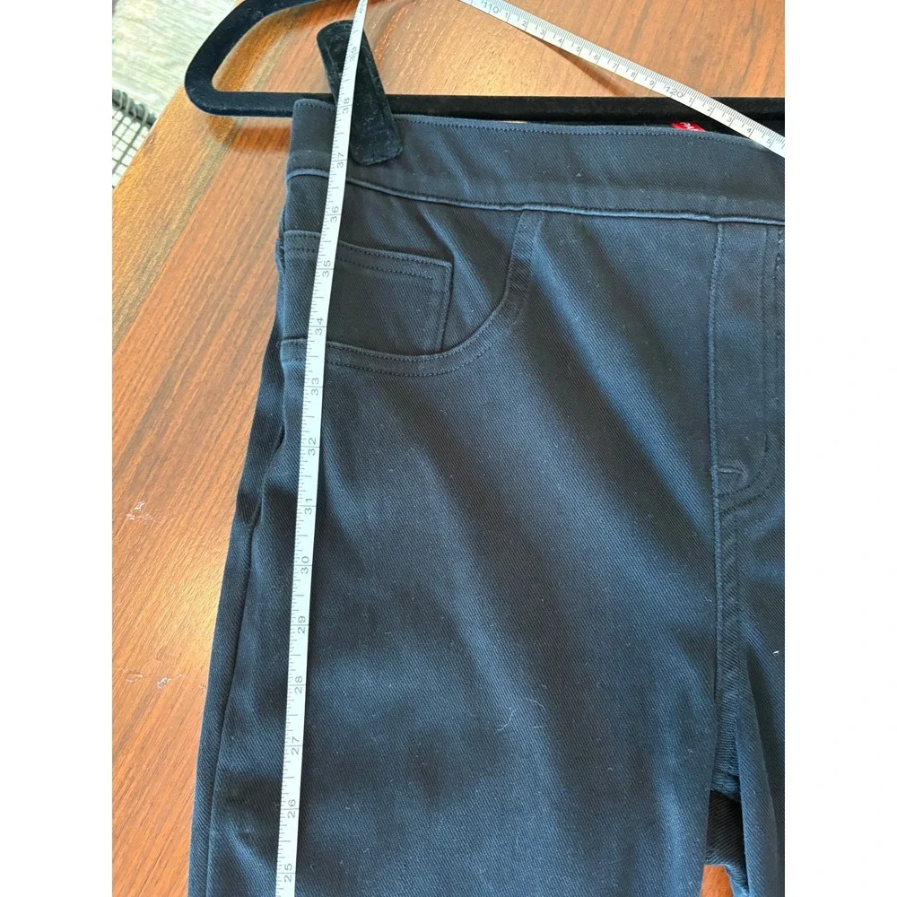 Spanx Black Skinny Jeans High Rise Stretch Denim Pants Womens Size Medium